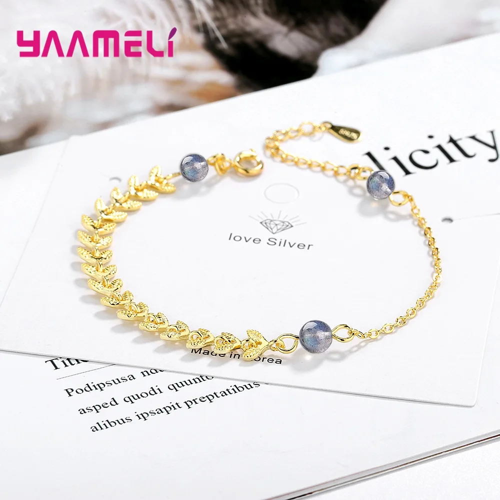 Браслет на День Святого Валентина подарок для жены девушки твердый 925 пробы