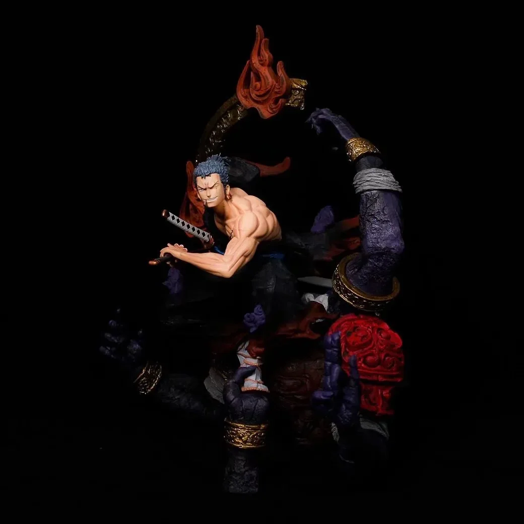 

Аниме One Piece ВАО кантри ророноа Зоро Ронин вер. Экшн-фигурка GK из ПВХ, Коллекционная модель, детские игрушки, кукла светильник кой