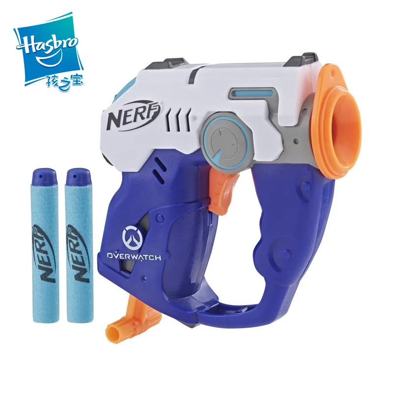 Оригинальный пистолет Hasbro Nerf Overwatch OVW D.VA Boy мягкий пуля игрушка для детей на