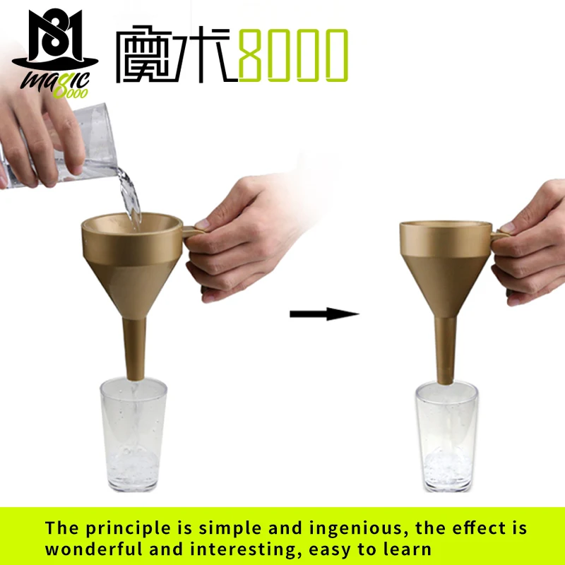 Magic Trick Plastic Comedy Funnels Professional Stage Illusion Accessories Kids Toy Easy To Play Joke | Игрушки и хобби