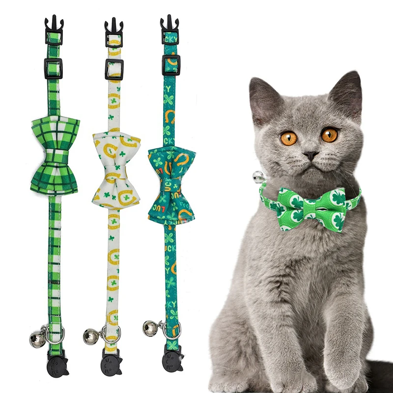 

New Cat Collar Bowknot Cat Collar Pet Products J8A5395