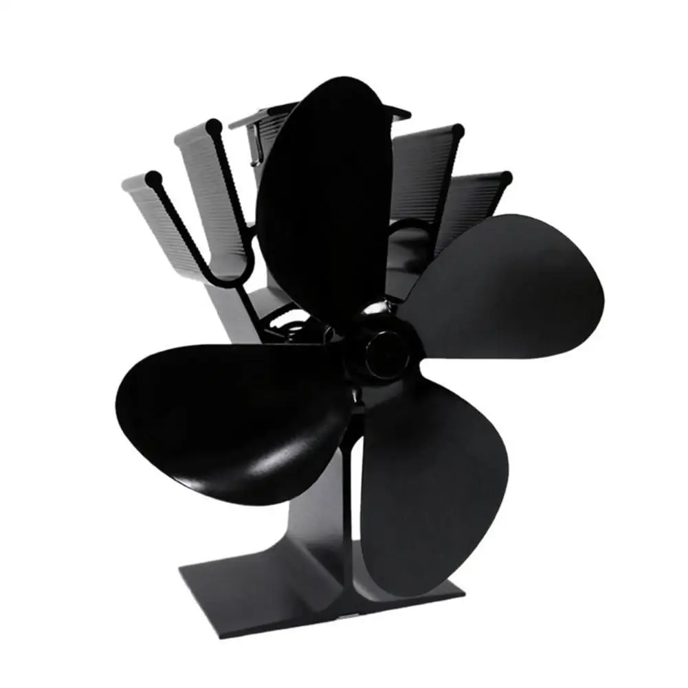 4 лезвия камин плита термометр с высокой тепловой мощностью дровяной печи