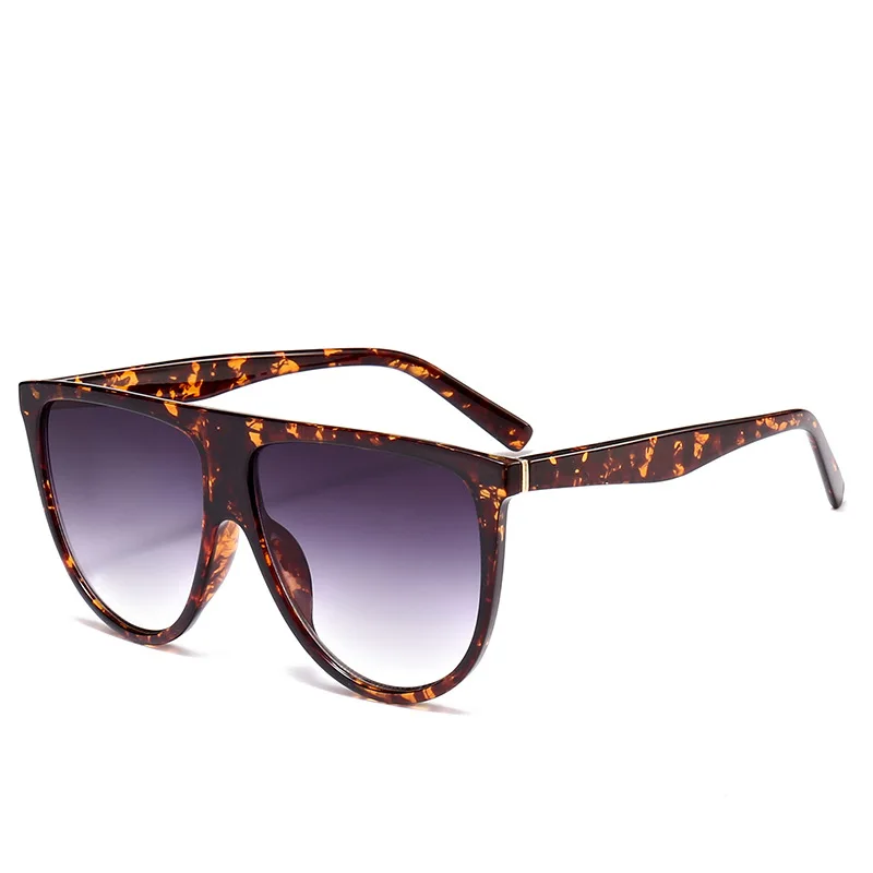 leopard grey Eastway, классические, Ретро стиль, кошачий глаз, Круглые, пластиковая оправа, солнцезащитные очки для женщин, Ретро стиль, модная оправа, женские солнцезащитные очки, UV400 - Цвет линз: leopard grey
