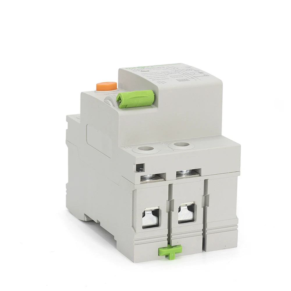 2-полюсный 63 Amp 30 мА Тип B 10KA RCCB RCD 230V 400V автоматический выключатель для EV PV