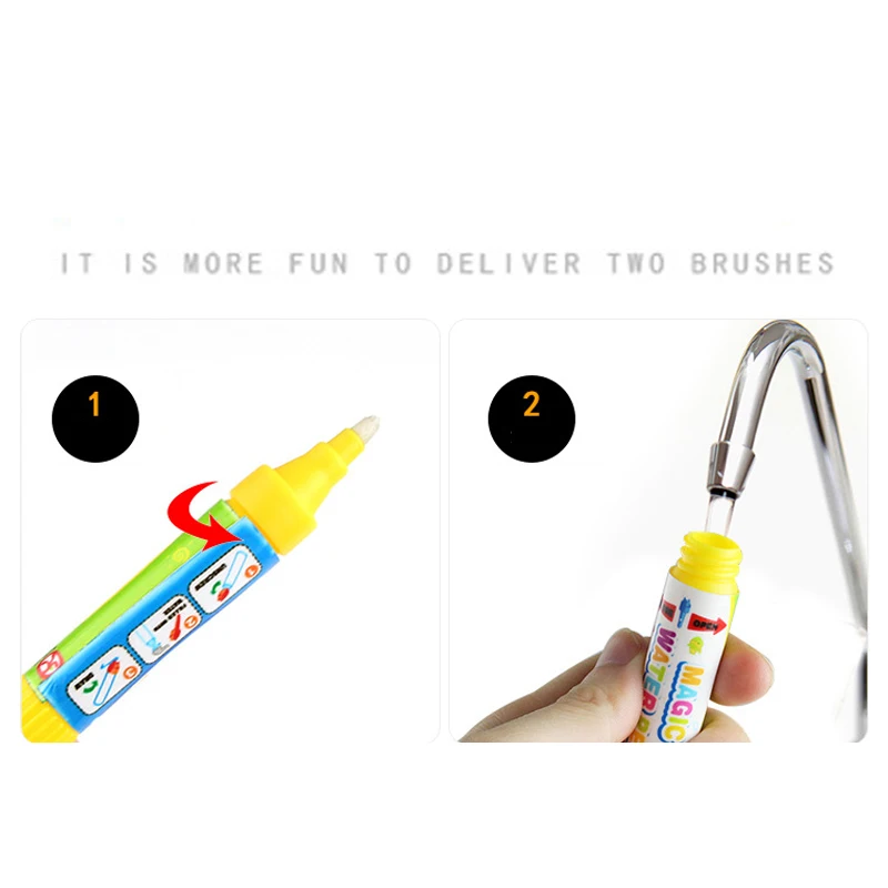 Оптовая продажа новая волшебная детская книга для рисования водой с 1 волшебной