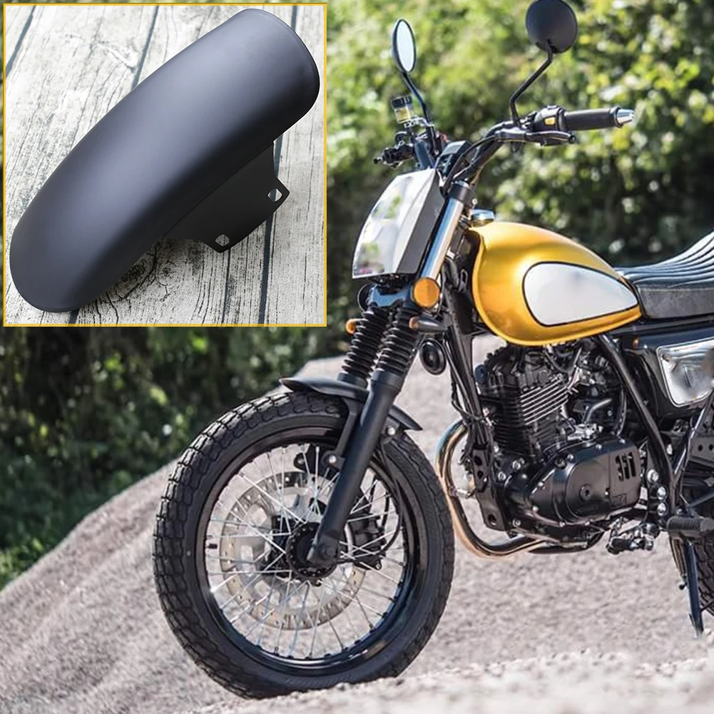 

Universal Black Motorcycle Modified Front Fender Mudguard Cafe Racer Dirt Bike