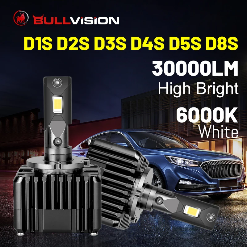 

Автомобильные ксеноновые лампы D1S, ксеноновые лампы для головных фонарей, 300 люмен, D2S, D3S, D4S, D5S, D8S, CAN-шина без ошибок, чипы CSP, 55 Вт, D1R, D2R, D3R, D4R