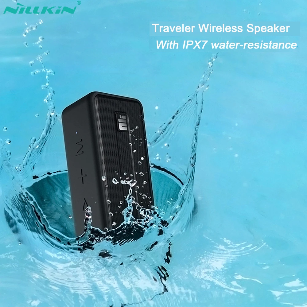 Bluetooth Колонка NILLKIN IPX7 Водонепроницаемая портативная уличная 5 0 Беспроводная