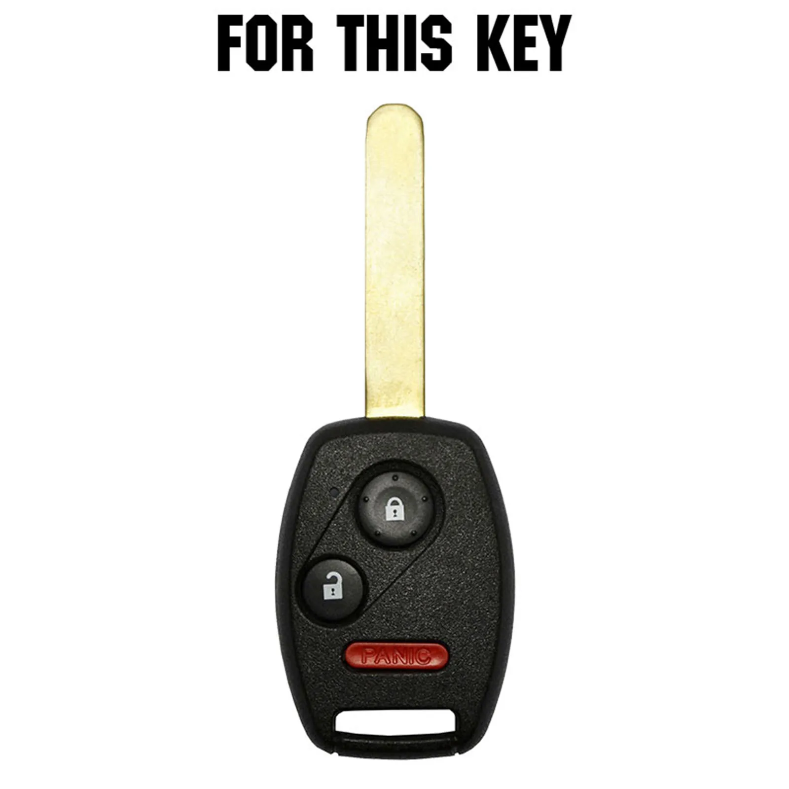 

XUKEY 2+1 Button Silicone Car Remote Key Fob Cover Case For Honda Accord Pilot Odyssey CRV Civic Insight Pilot Key Shell Holder