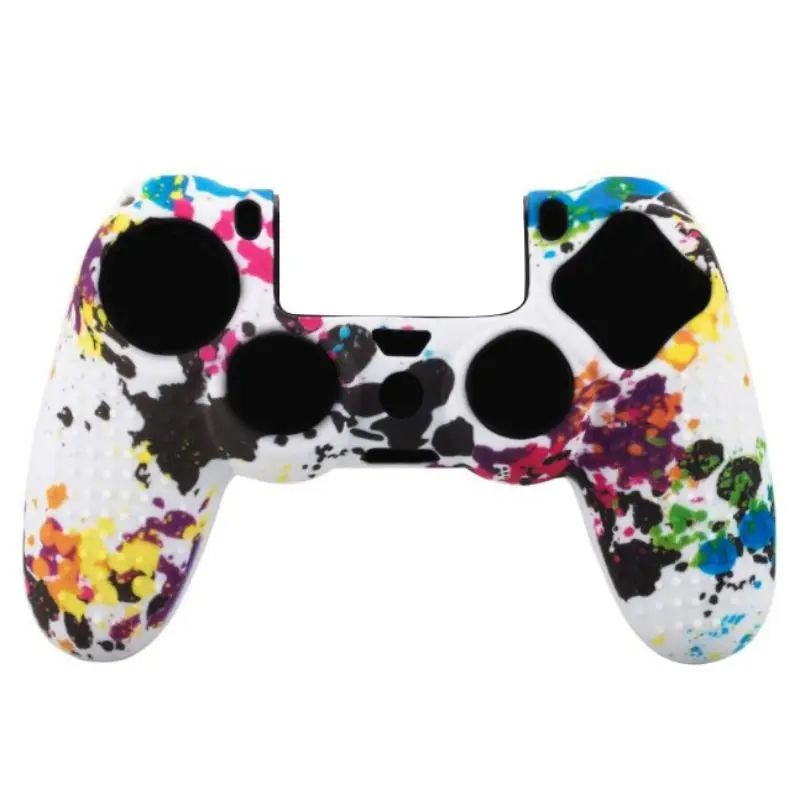 Противоскользящий Силиконовый чехол для Dualshock 4 PS4 Pro тонкий контроллер и ручка