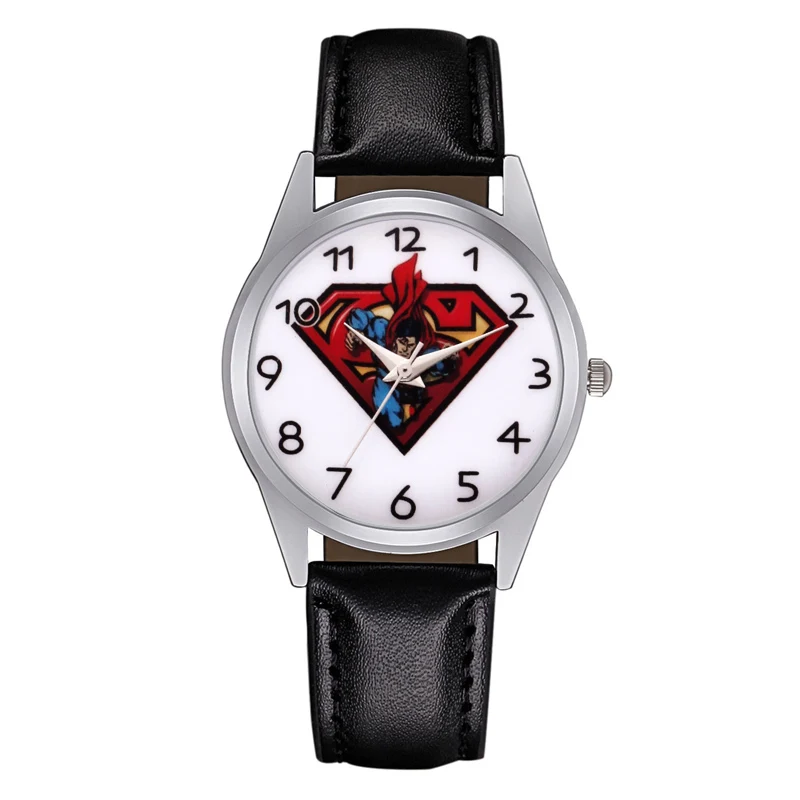 Детские часы с изображением черепа из мультфильма для мальчиков и девочек