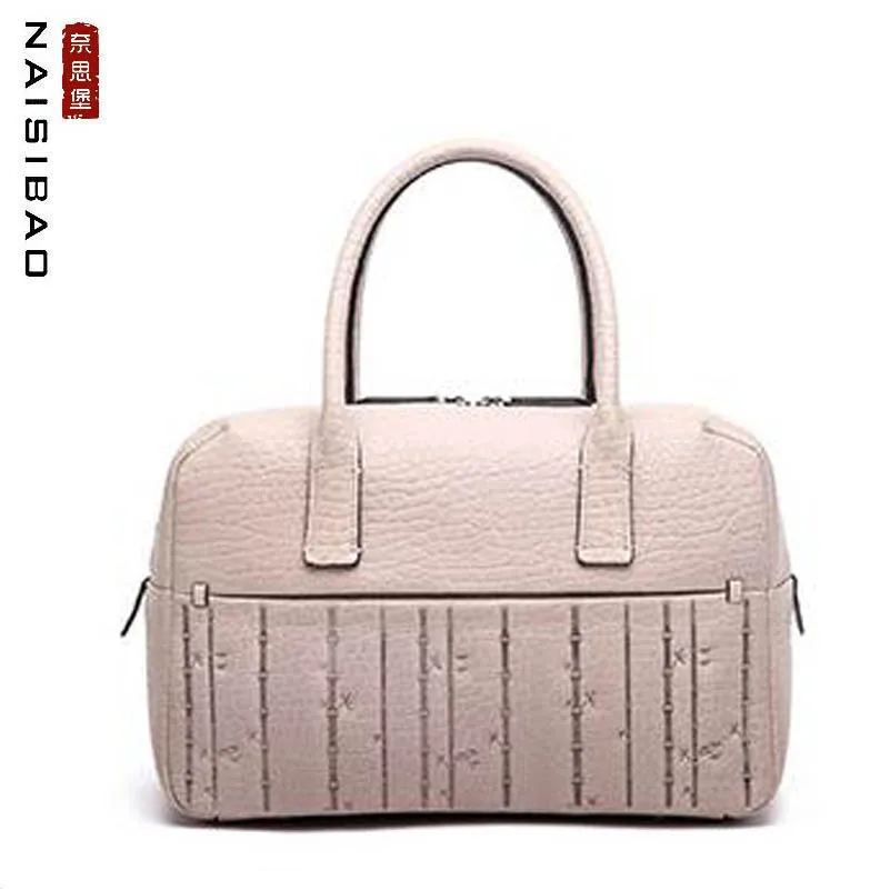 Женская кожаная сумка NAISIBAO брендовая Высококачественная из натуральной кожи с