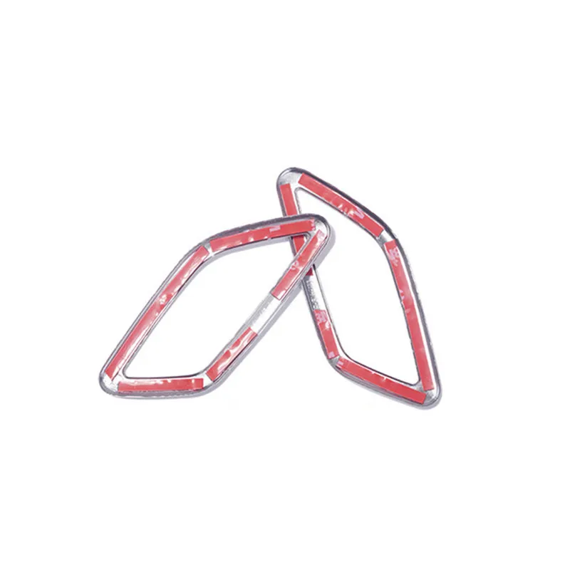 

For Mercedes-Benz GLA X156 CLA C117 A-Class W176 2013-2018 ABS Silver Dashboard Air Conditioning Ventilation Hole Decoration