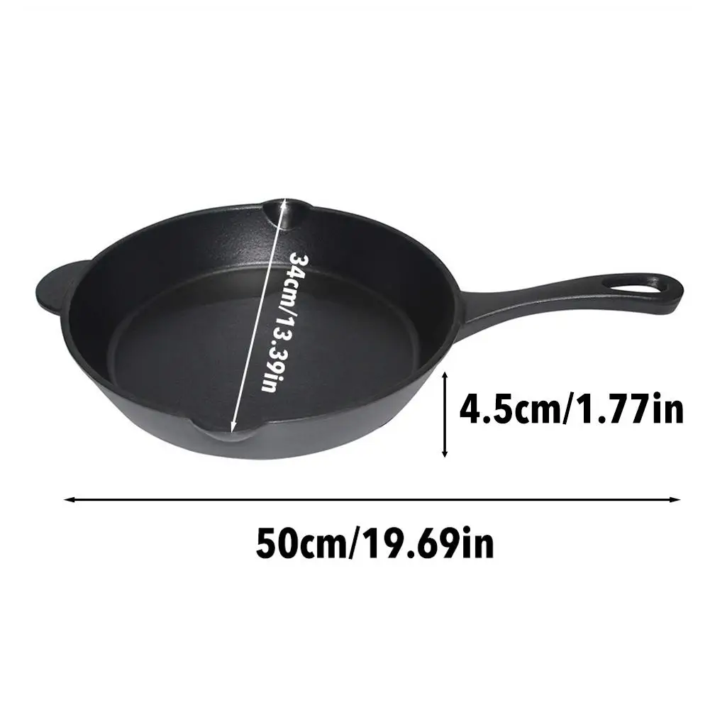 

Thick Cast Iron Pan Enamel Pan Non-stick Iron Enamel Soup Pot Frying An Gas Stove Induction Cooker Universal
