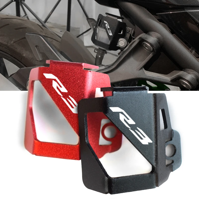 

For Yamaha YZFR6 YZFR3 R25 R6 R3 YZF R3 2012-2021 2022 Motorcycle Rear Brake Fluid Reservoir Cover Protective Cover Accessories