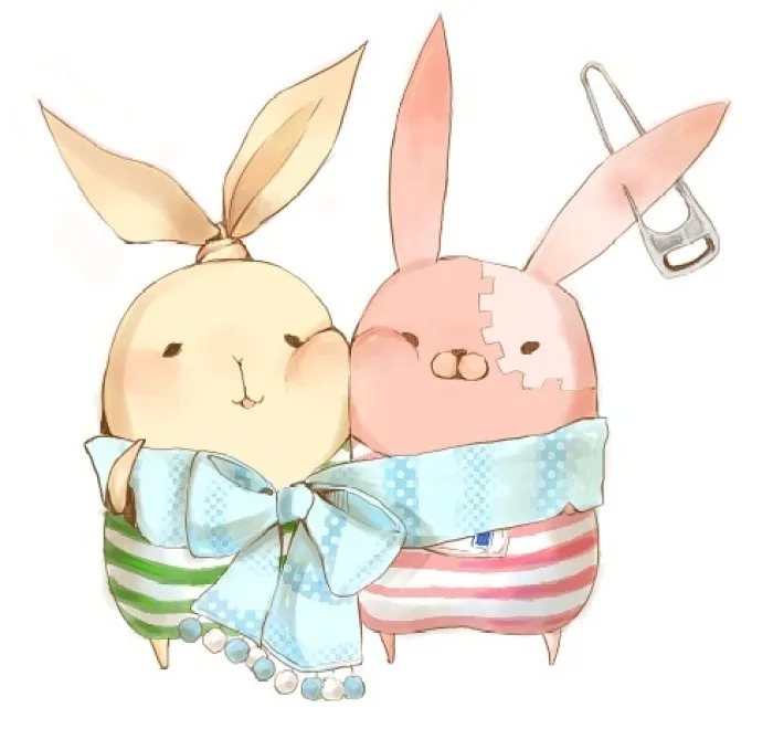 Короткая пленка комедия анимация 1 шт. Милая jailbreak наклейка в форме кролика чашки