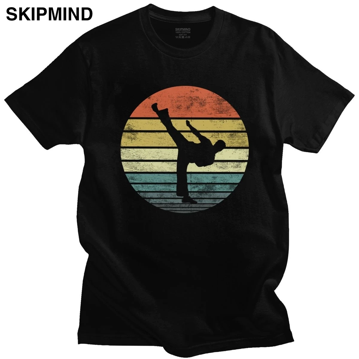 Футболка мужская с короткими рукавами мягкая хлопковая Повседневная рубашка в