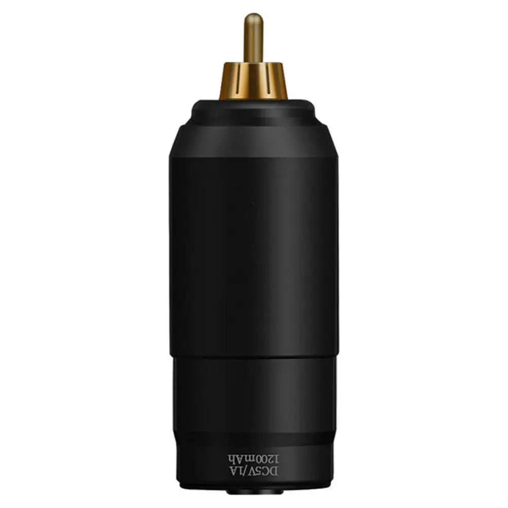 Портативное зарядное устройство для тату-машинки компактное в форме ракеты -