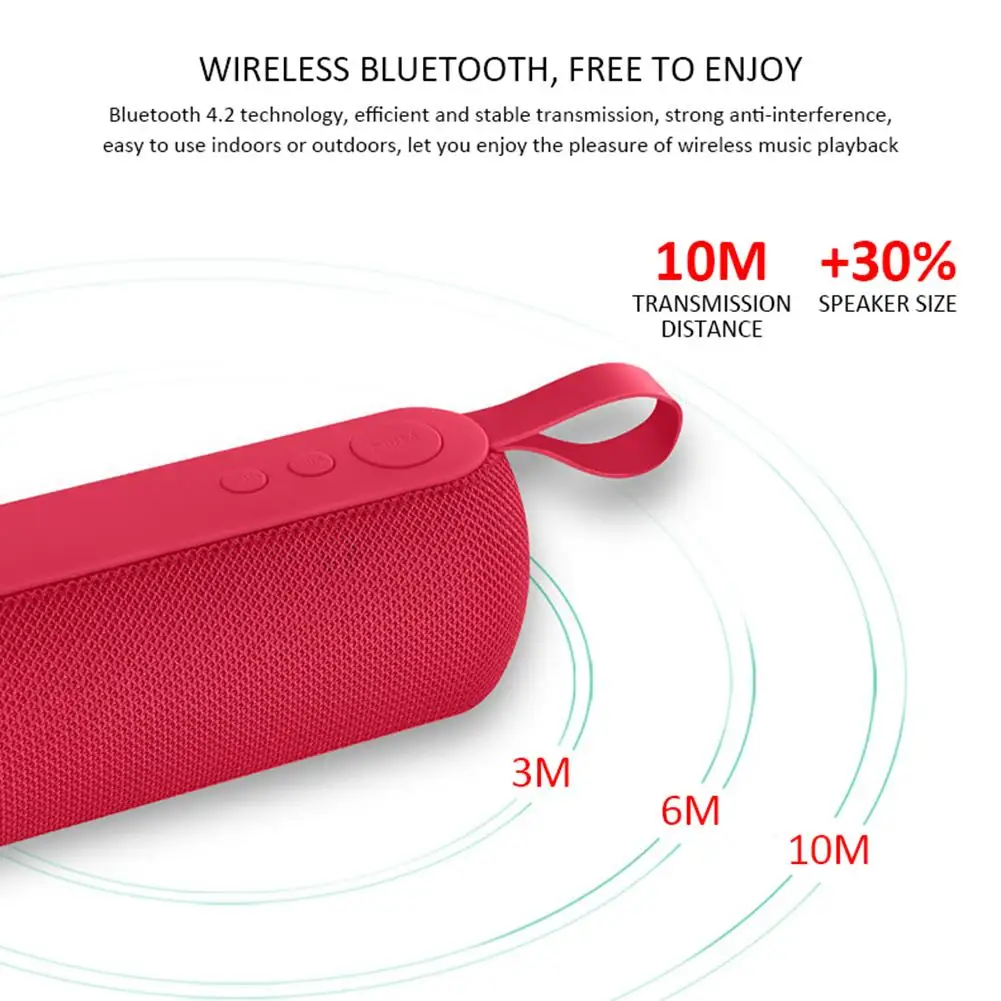 Новинка, Мини Портативный беспроводной Bluetooth динамик, стерео динамик, 4 цвета, радио, музыкальный сабвуфер, бас для компьютера, мобильного телефона