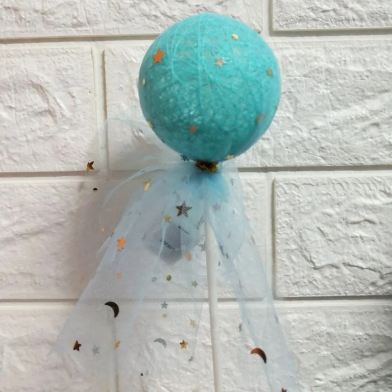 Светодиодный светильник в форме шара на батарейках для торта украшения