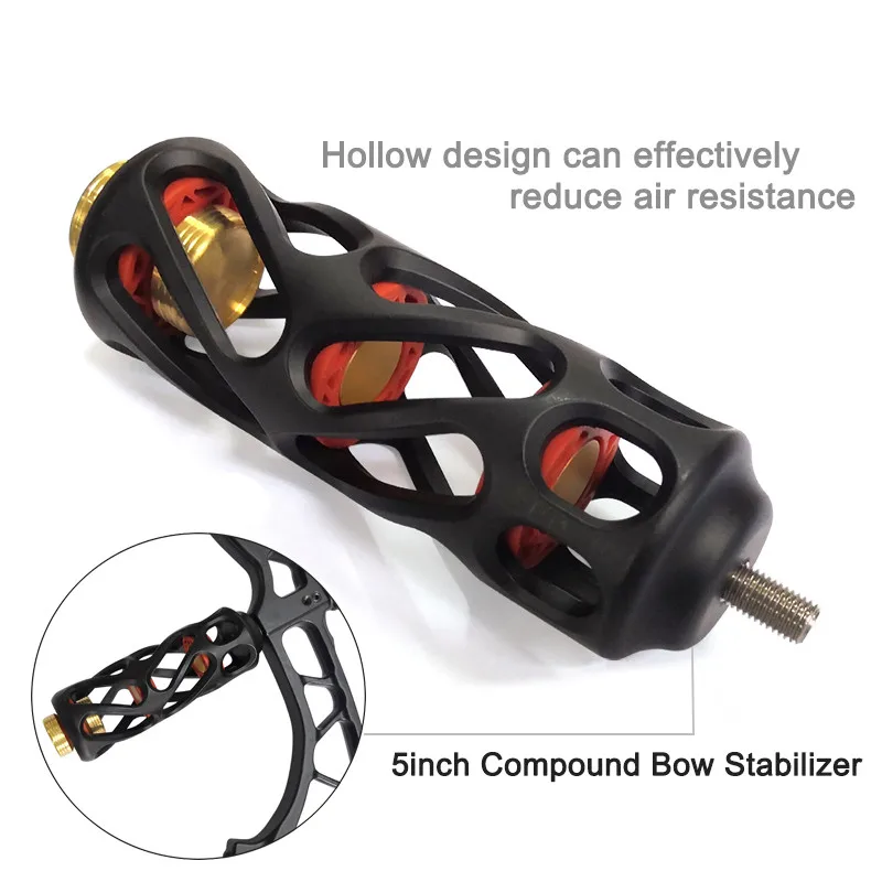 Стабилизатор для стрельбы из лука TP615 4/5/6 дюйма амортизатор алюминиевого сплава