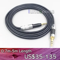 ln007116 2 5mm 4 4mm xlr 3 5mm black 99 pure pcocc earphone cable for audio technica ath m50x ath m40x ath m70x