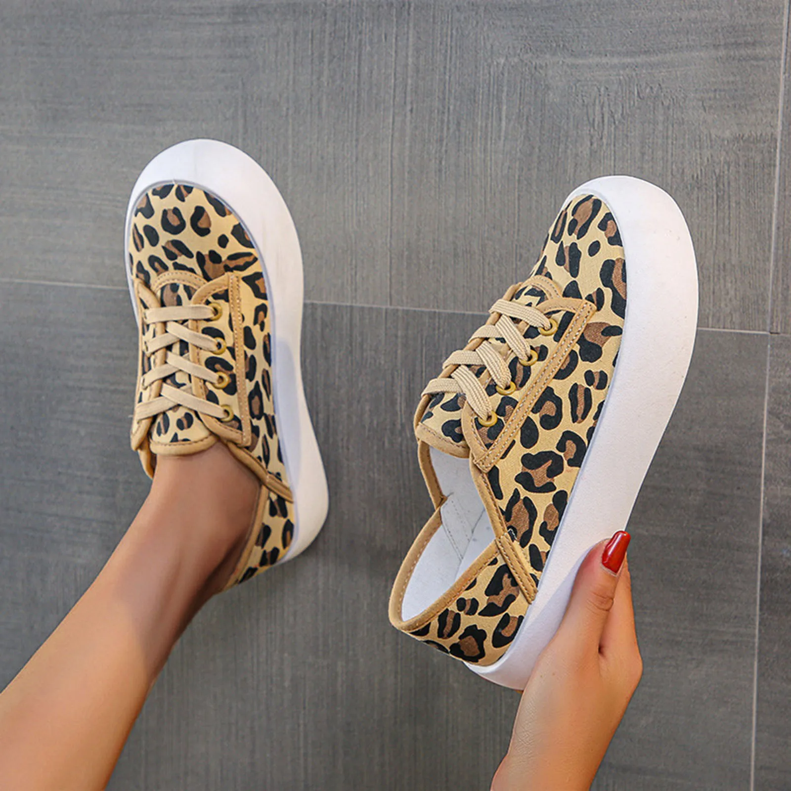 

Women Shoes Thick Soled Canvas Shoes Fashion Versatile Comfort Loafers Leisure Breathable Antiskid Women Shoes 2021 New