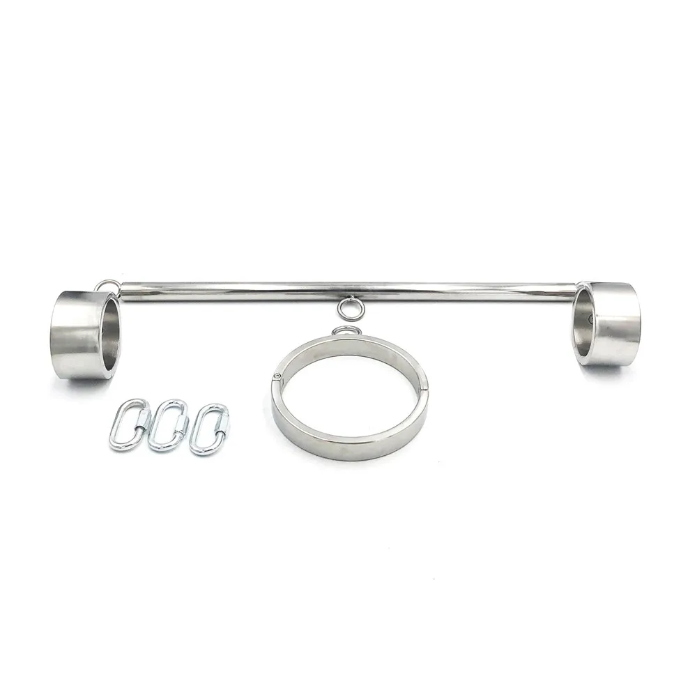 Съемный ошейник-кольцо для связывания из нержавеющей стали наручники манжеты