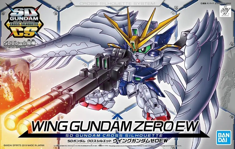 Модель сборки BANDAI SDCS BB 013 Warrior SD Skeleton Flying Wing Zero EW Q Version Gundam|Игровые фигурки и