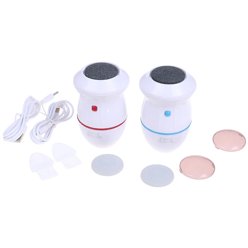 1set USB Rechargeable Electric Vacuum Adsorption Foot Grinder Pedicure Tools File | Красота и здоровье