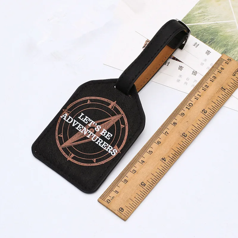 2020 новая кожаная бирка для чемодана с компасом Сумка подвеской аксессуары