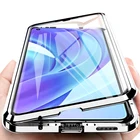 Чехол-книжка для xiaomi mi 11 litepro 360, из закаленного стекла, магнитный