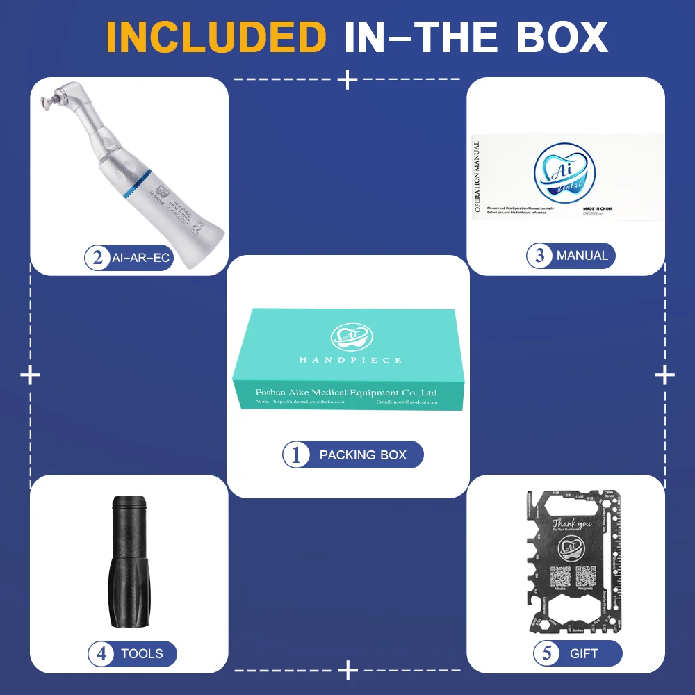 

360rotation 1:1 electric dental motor contra angle screw-in cups and brushes handpiece supply equipment
