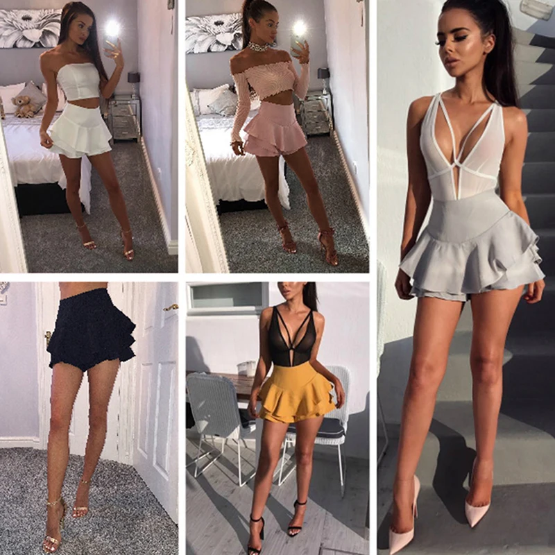 Новинка, Женская Спортивная юбка, шорты для бега, бега, танцев, Feminino, юбка-брюки, плиссированная юбка для тенниса для девочек