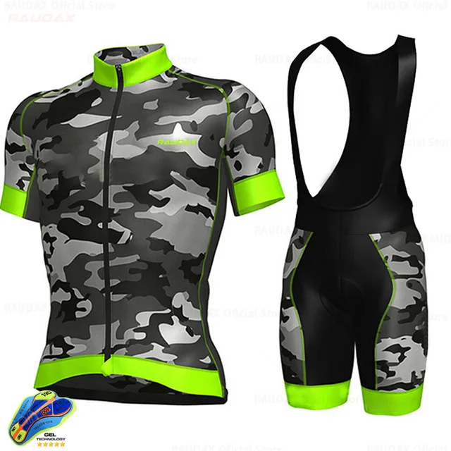 

Raudax Men's Professional Cycling Clothing Equipment Kit, suitable for 2021 triathlon mountain bike