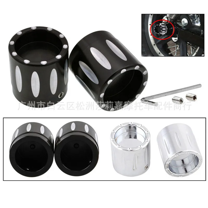 

black vintage motorbike part cafe racer motorcycle Frame Sliders Crash Protector for harley prince cruise moto wheel protection