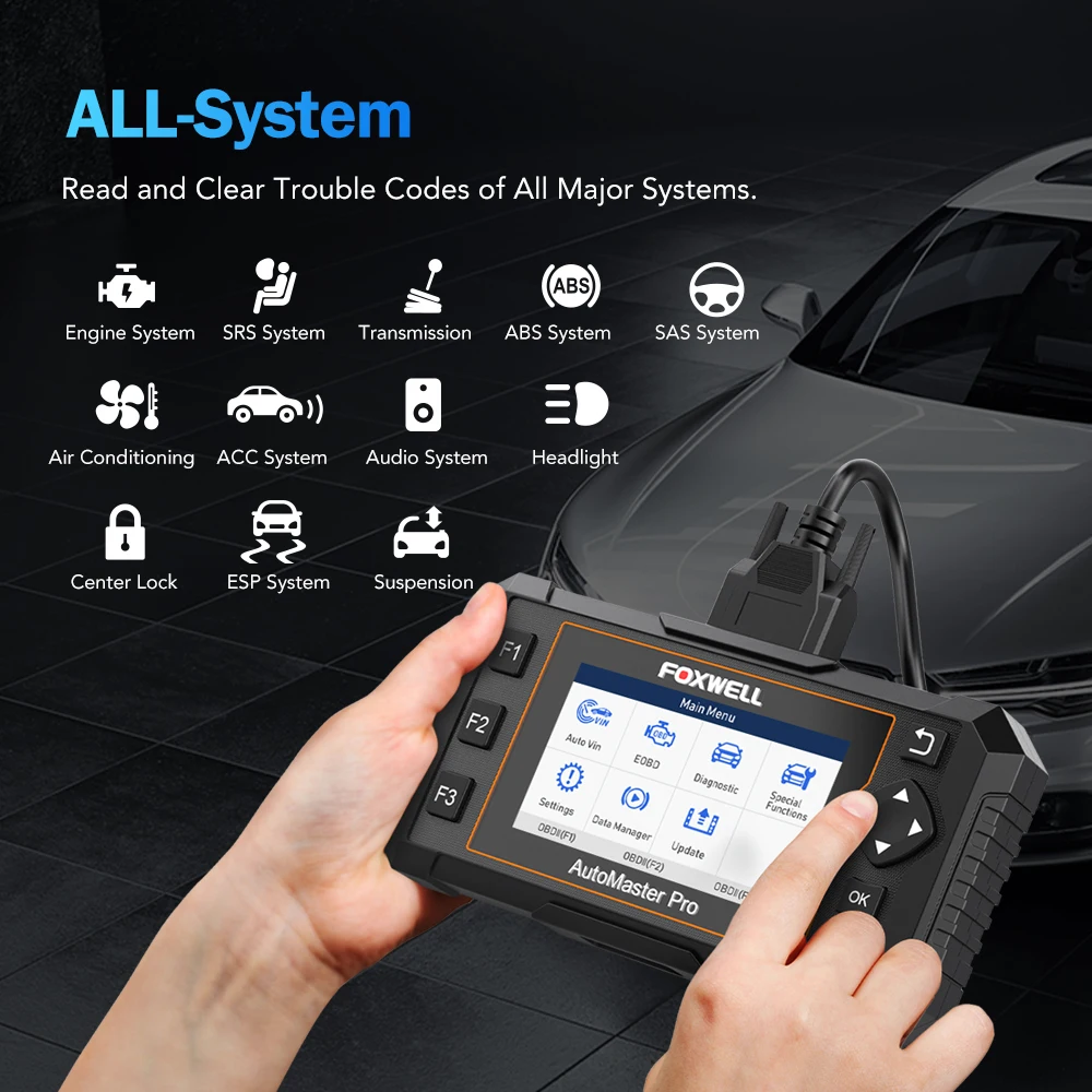 FOXWELL NT644 Elite OBD2 Диагностический Сканер Полная система OBD 2 сканер 19 специальная