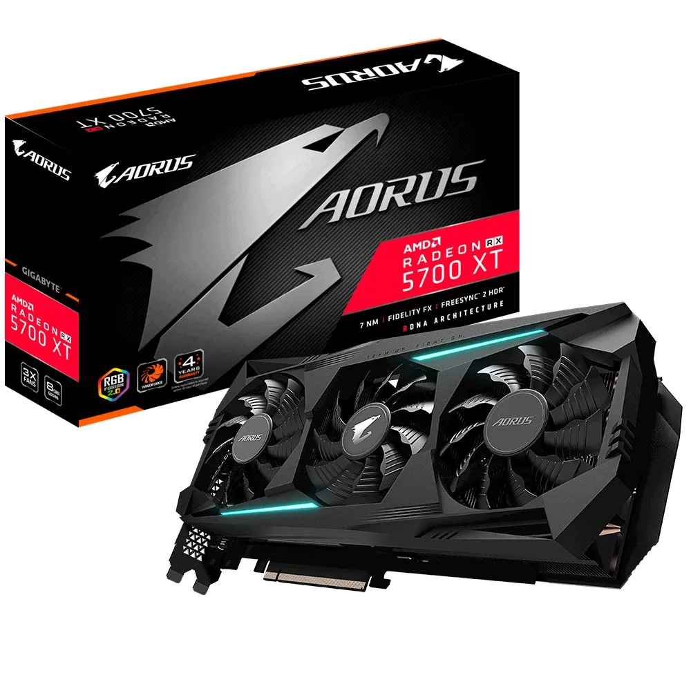 Игровой компьютер Gigabyte Aorus RYZEN R7-3700X/16ГБ DDR4 3600/R5700XT/SSD 1ТБ/X570 | Компьютеры и офис