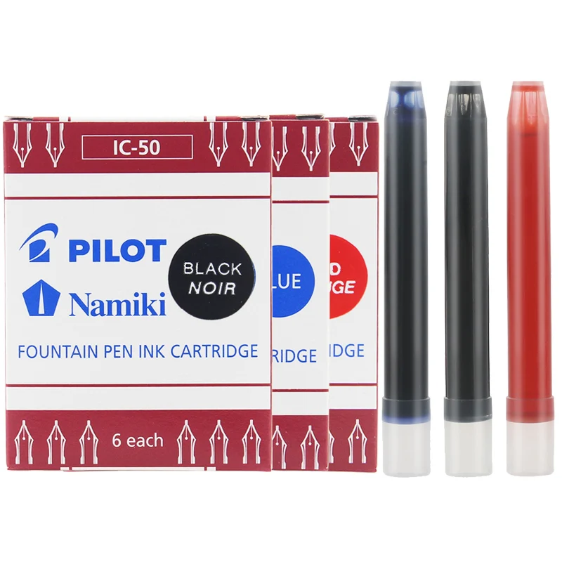 Ручка перьевая Pilot Namiki IC50 чернильный картридж черный/синий/красный для письма IC 50