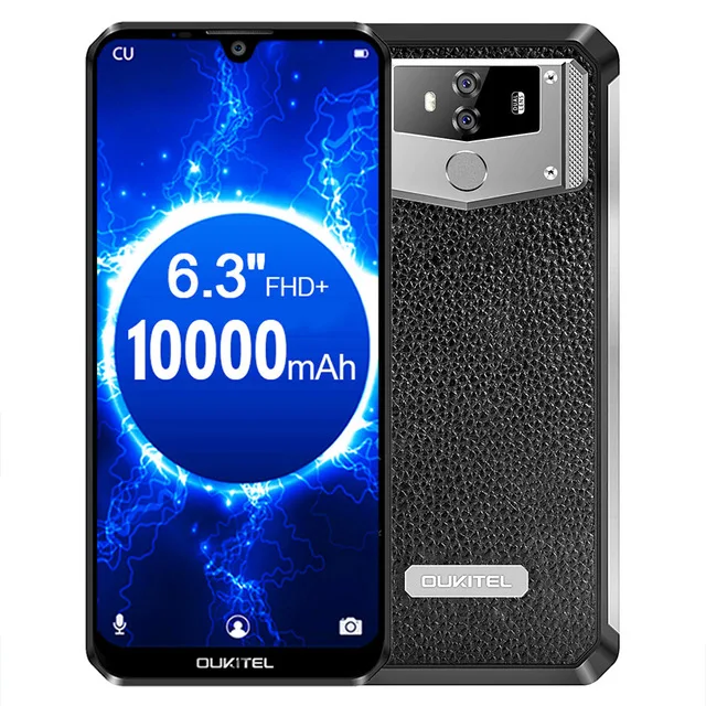 black Глобальная версия Oukitel K12 Android 9,0 Восьмиядерный мобильный телефон 6,3 '16 МП камера 1000 мАч аккумулятор 6 ГБ ОЗУ 64 Гб ПЗУ 4G смартфон - Цвет: black