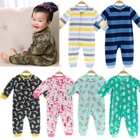 2020 baby clothing infant girls clothes fleece bebes boys outwear warm zipper little girls overalls pajamas jumpsuit romper