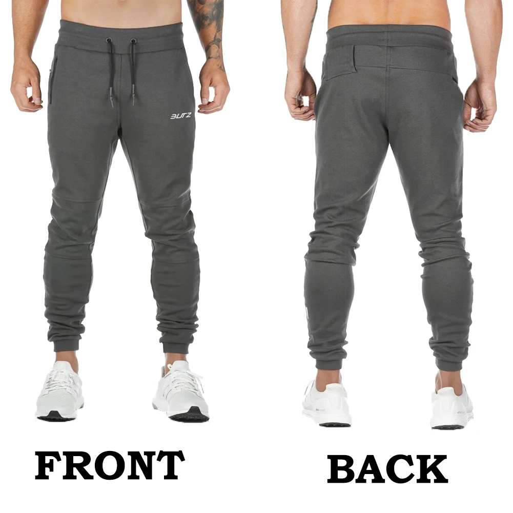 

Men's Casual Sweatpants Solid High Street Track Trousers Men Joggers Fitness Brand Multifunctional Breathable Men's Pants Sports