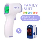 Пульсоксиметр на палец, с OLED-дисплеем, HRV, SpO2, PR, PI, монитор сна, инфракрасный термометр