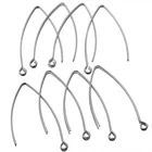 100 шт.партия 30 мм Нержавеющаясталь крючки для сережек почек серьги застежки уха провода DIY расходных материалов для изготовления ювелирных изделий кабошон