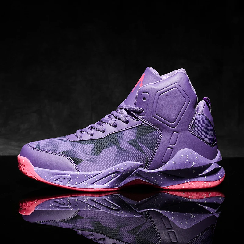 

Men Basketball Shoes High Top Breathable Tennis Sneakers Men Camouflage Outdoor Non-Slip Athletic Shoes Male Fashion Sport Shoe