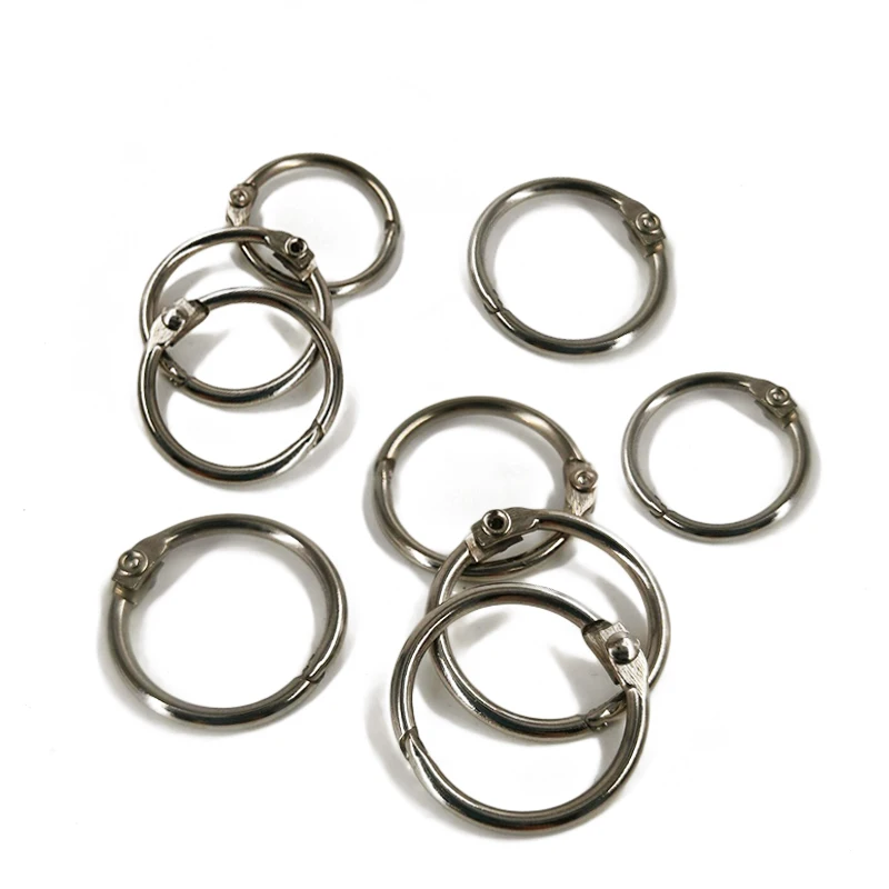 10 шт./компл. альбом для фотоальбомов открыток винтажное бронзовое круглое кольцо