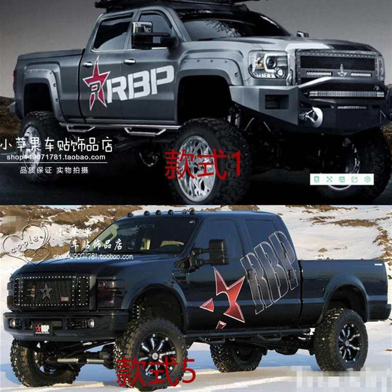 

Car stickers FOR Ford Raptor F150 Fashion decals on both sides of the body Ram Pickup truck decorative stickers