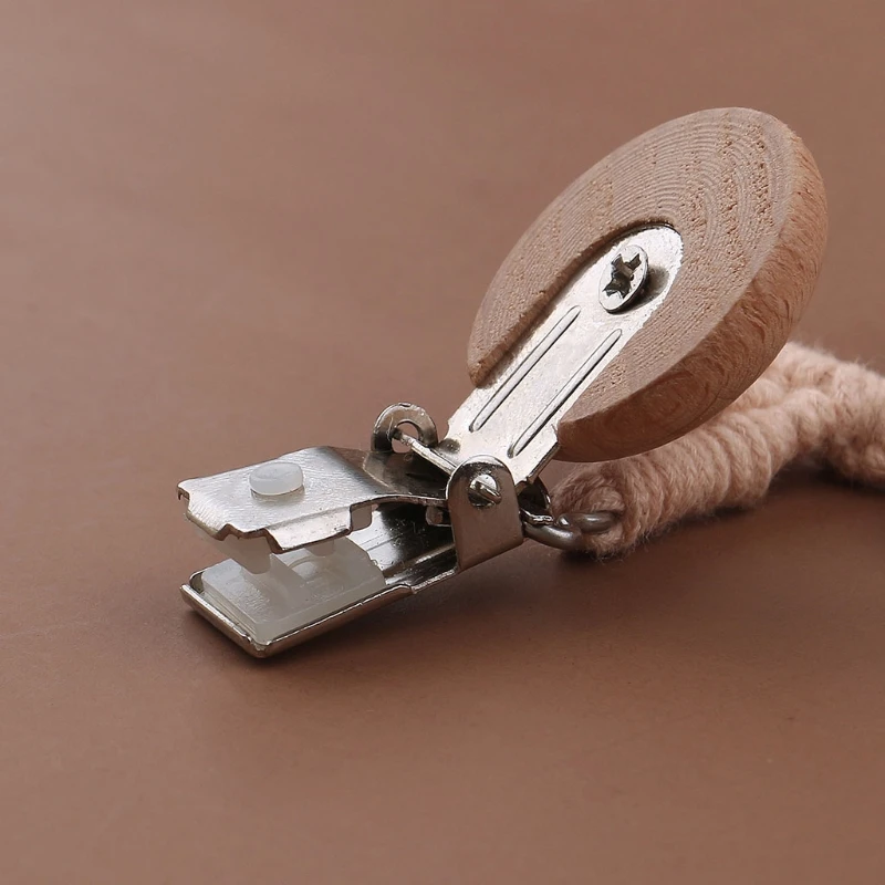 

Baby Pacifier Clip Woven Cotton Rope Pacifier Chain Nipple Soother Dummy Holder