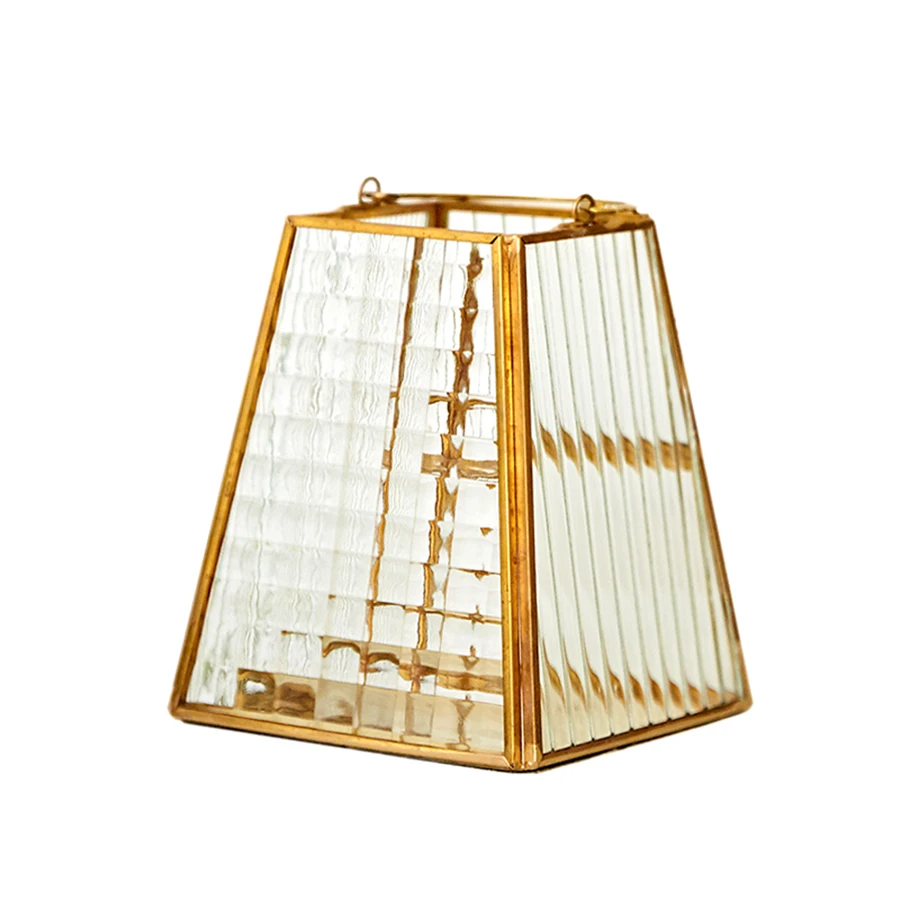 Металлические стеклянные подсвечники в скандинавском стиле декоративные свечи