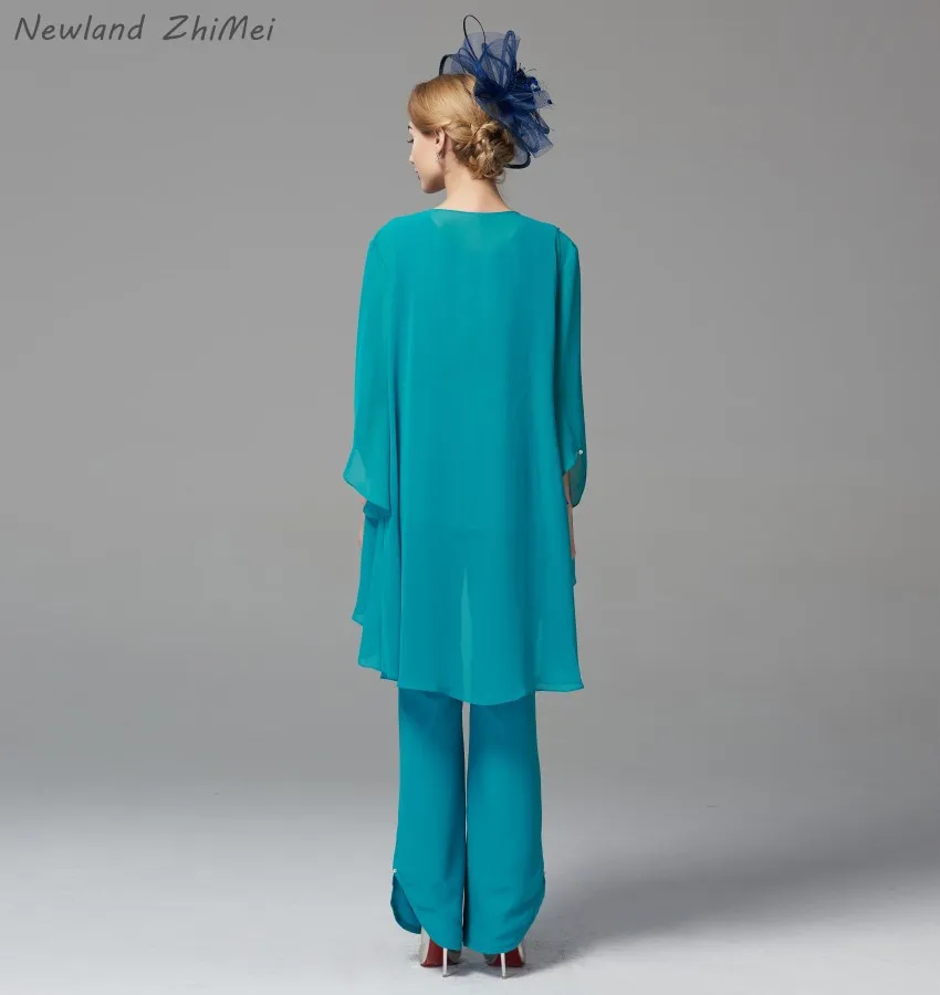 Винтажное длинное платье для матери невесты 2020 года с курткой удобные шифоновые